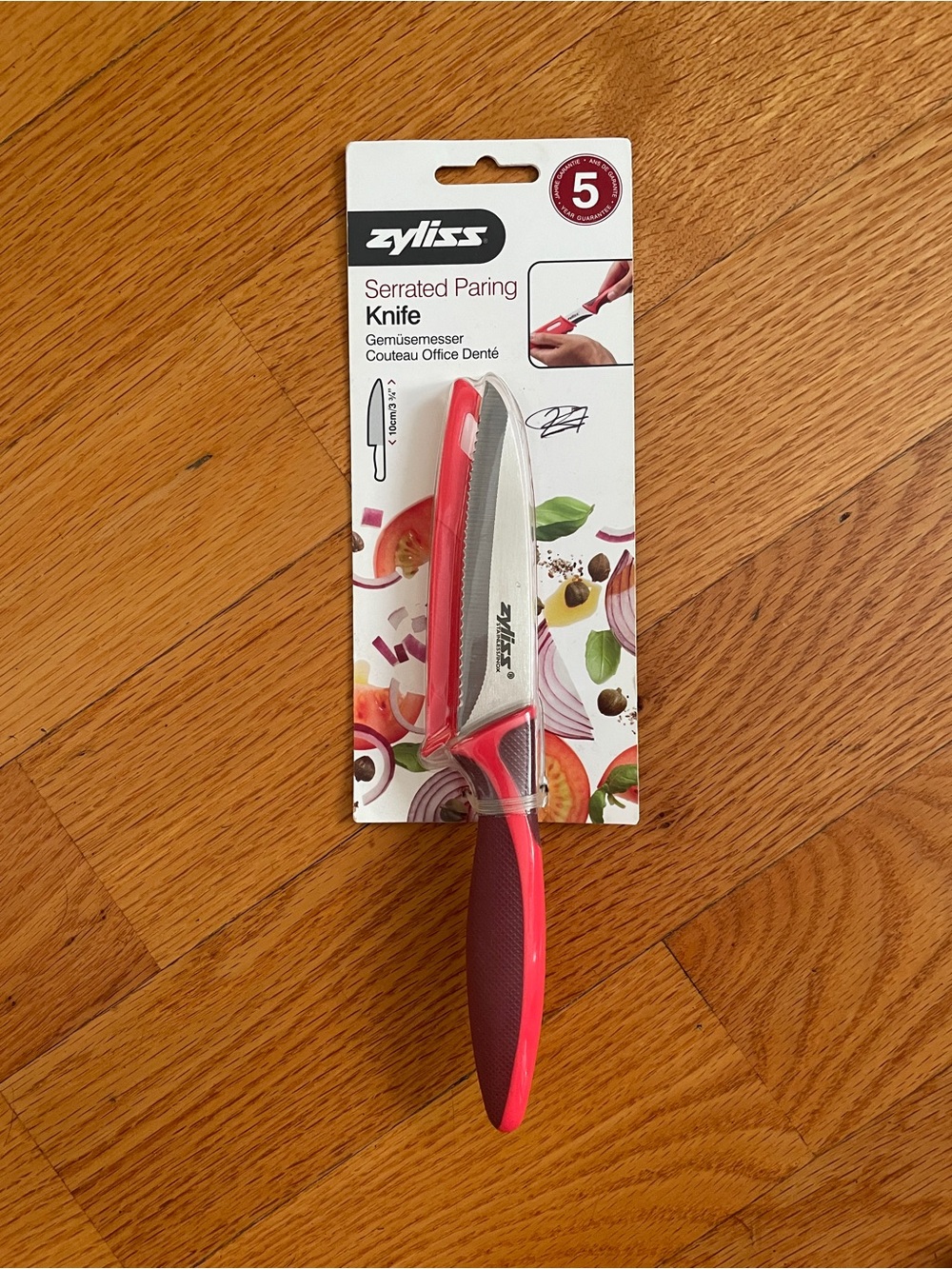Zyliss Red Serrated Knife
